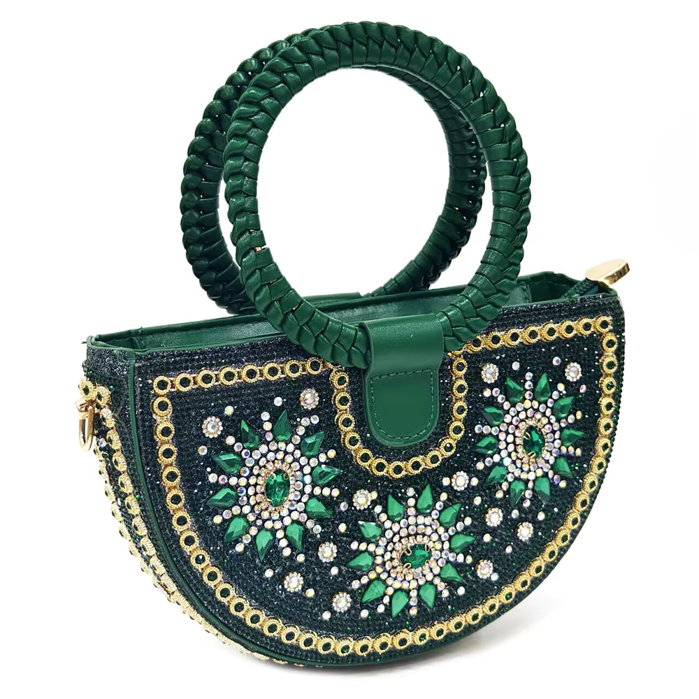 Lucky Star Bag With Elegant Pointed Tip Evening Party Shoes And Bag Set