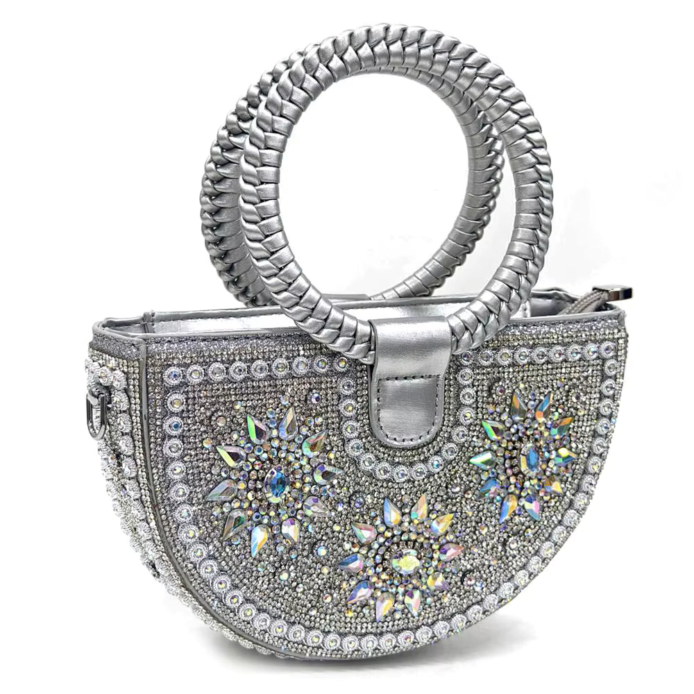 Lucky Star Bag With Elegant Pointed Tip Evening Party Shoes And Bag Set