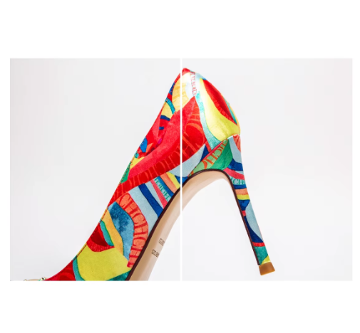 Luxurious Design and Exquisite Contrast Versatile Thin High Heels