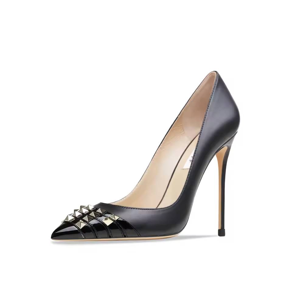 Rhinestone Pointed Toe Wedding Party High Heels Pumps