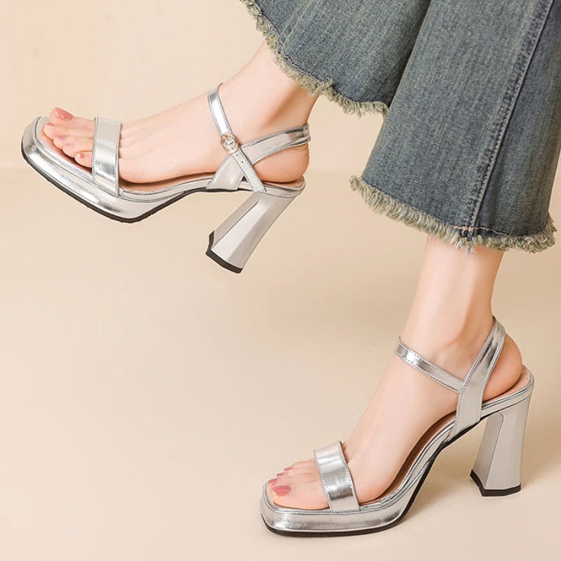Shallow Gladiator Front And Rear Strap Sandals