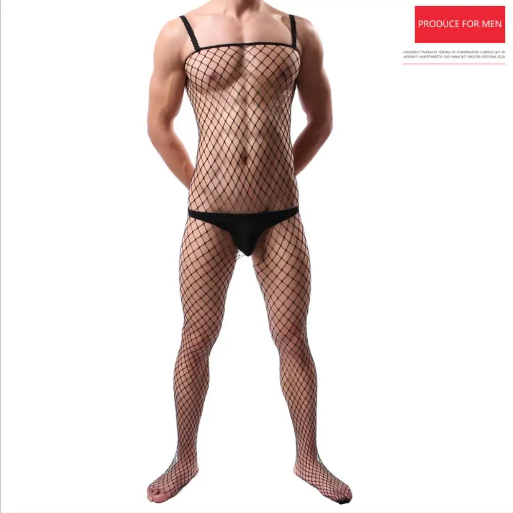 Men lingerie man bodysuit cosplay porno teddy intimates costumes intimates net underwear male tights full body