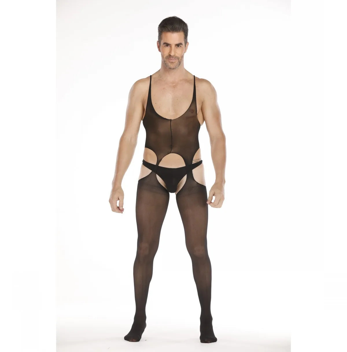 Men lingerie man bodysuit cosplay porno teddy intimates costumes intimates net underwear male tights full body