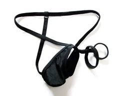 Men's erotic underwear colourful bikini thong mini ring see-through T-pant multi-colour swim underwear high-elastic pouch underw
