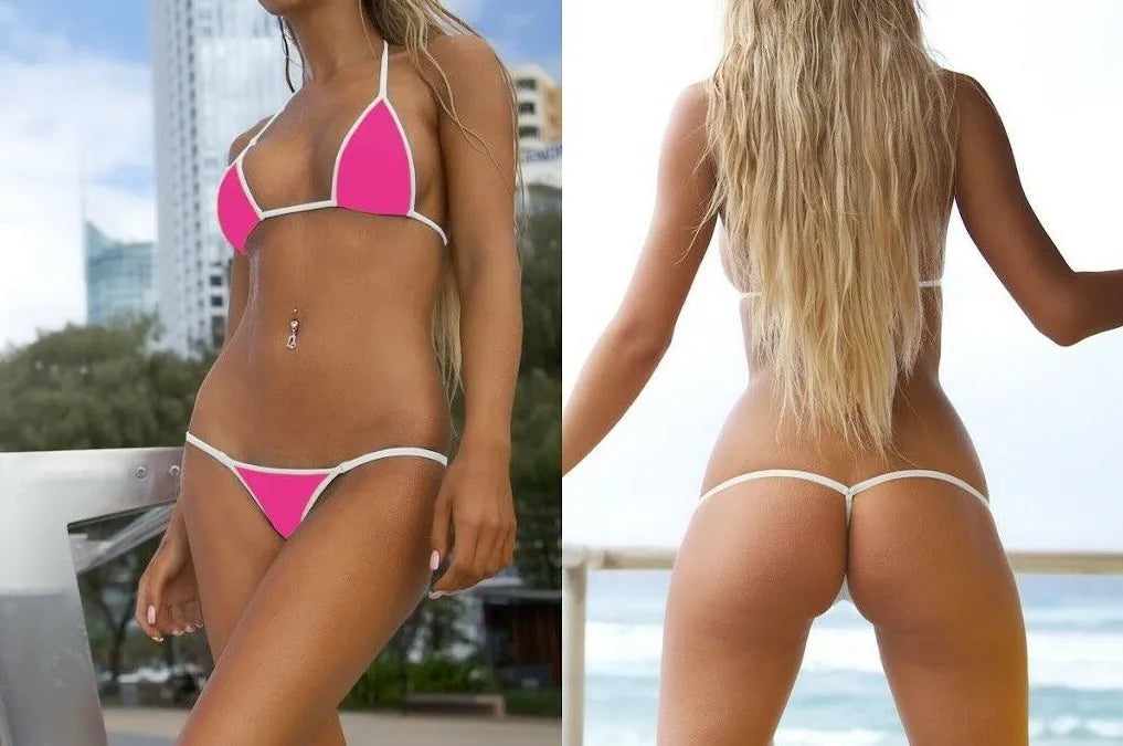 New European and American cross-border sports bikini mini lingerie swimwear set