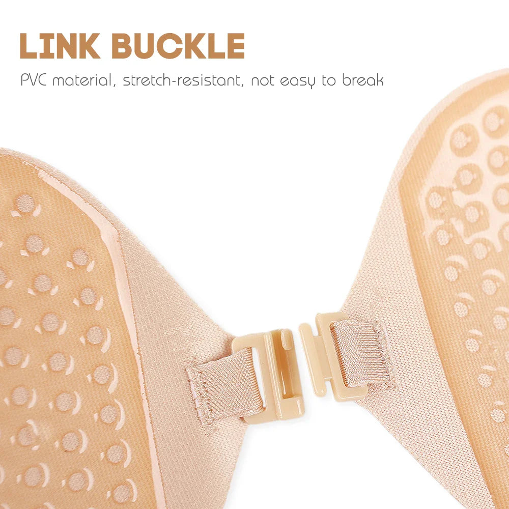 New Silicone Chest Stickers Lift Up Nude Bra Self Adhesive Bra Nude Invisible Push Up Cover Bra Pad Strapless Breast Petals