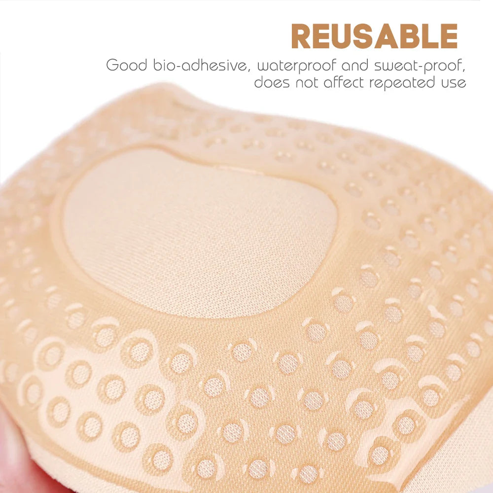 New Silicone Chest Stickers Lift Up Nude Bra Self Adhesive Bra Nude Invisible Push Up Cover Bra Pad Strapless Breast Petals