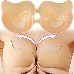 New Silicone Chest Stickers Lift Up Nude Bra Self Adhesive Bra Nude Invisible Push Up Cover Bra Pad Strapless Breast Petals