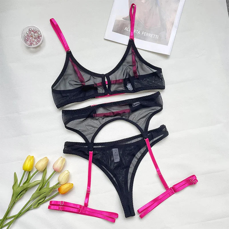 Plus Size Lace Bra Sets Lingerie