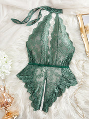 Porn Woman Naughty Crotchless Bodysuit Teddy Outfit Fit Night Calling Desire Lingerie Big Backless Deep V Seductive