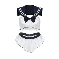 Porno School Girl Costumes Cosplay Babydoll Lingerie Suspender Student Uni