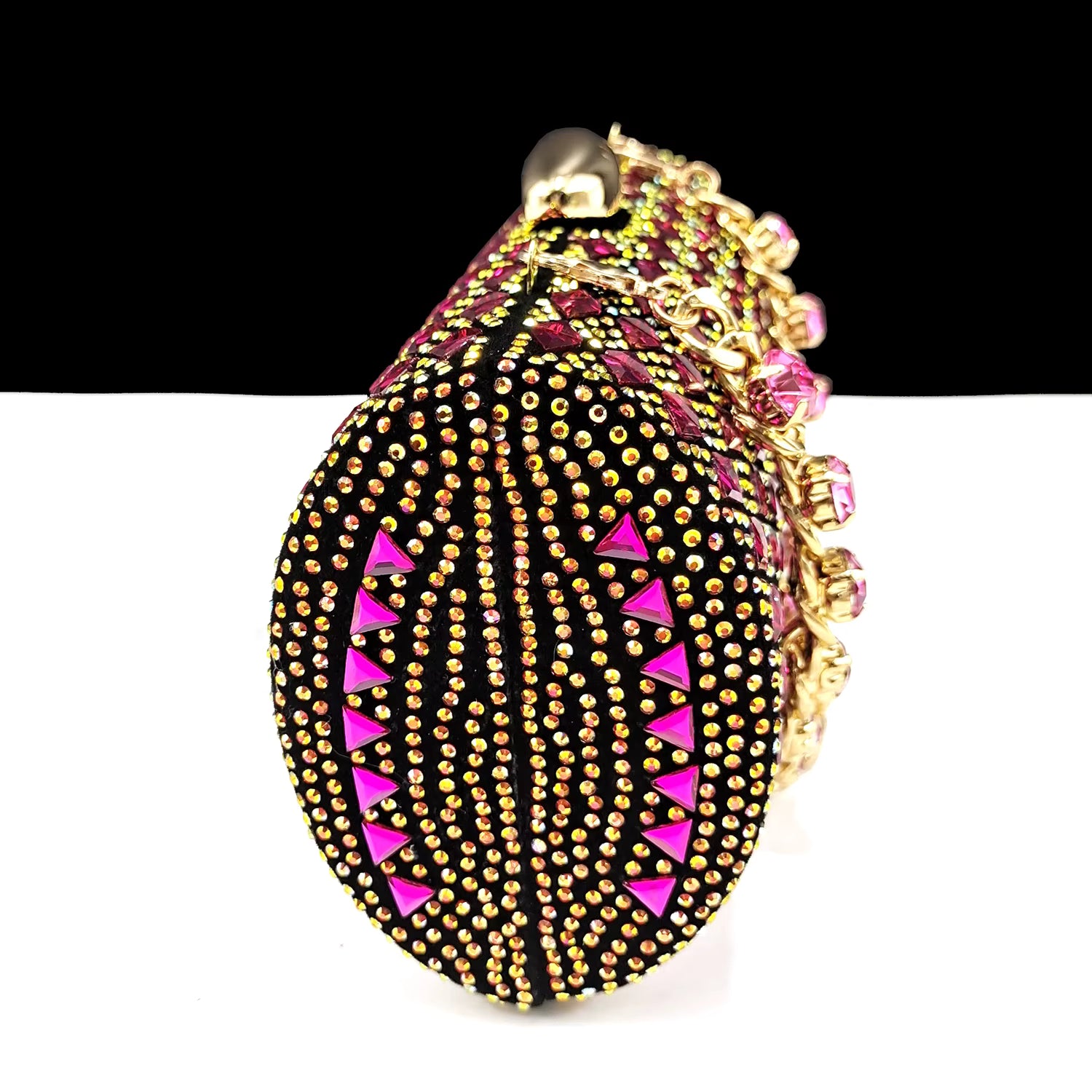 Rhinestone Decoration Bags and Peep Toe High Heels Banquet Shoes