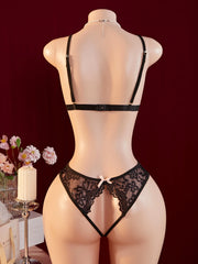 Romantic Erotic Underwear Open Bra Open Crotch Porno Costume 18 Lingerie Exotic Porn Outfit Date Night Lace Nightgown