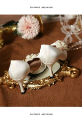 Pointy High Heels Fashion French Temperament Bridesmaid Shoes  Pumps