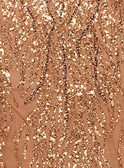 Sequin Maxi Dress Gold