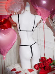 Adult Lingerie Sets Lace Embroidery Open Bra Suit Erotic Crotchless Thong 2PCS Set Female Camisole Ultra Thin Underwear