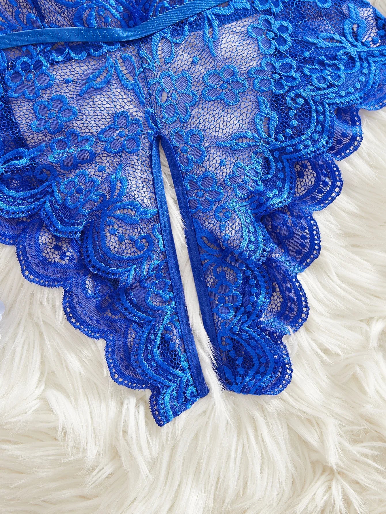 Babydoll Deep V Hollow Out Halter Bodysuit Woman Lingerie Body Transparent Lace Erotic Crotchless Intimate Fetish Pajamas