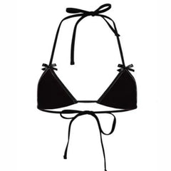 Bikini Bralette Swimsuit Cute Underwear Set with Butterfly Knot Ties Adjustable Straps Fun Lingerie Sleepwear Combo