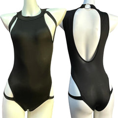 Crotchless Lingerie Hollow Sexiest Bodysuit Erotic Costumes Baby Doll Dress Elastic Porn Underwear Open Crotch Outfit