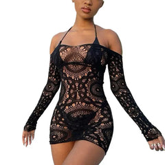 Fishnet Plus Size Babysuit Erotic Lingerie Dress Porno Babydolls Underwear Teddy BodyStockings Costumes