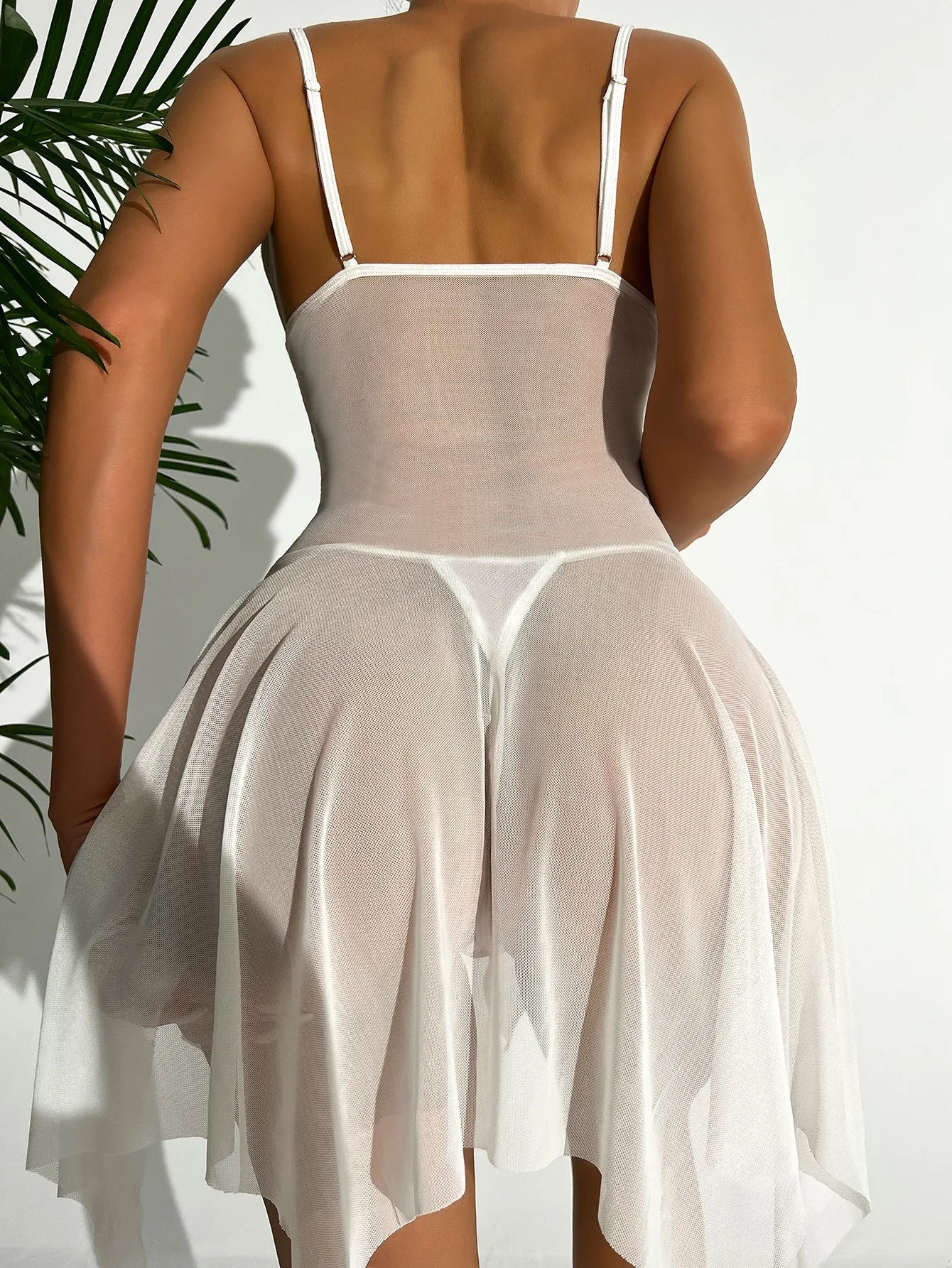 Lingerie Crotchless Sleepwear Summer Pajamas Lace Female Night Dress Erotic Costumes Underwear Nightgown G-string