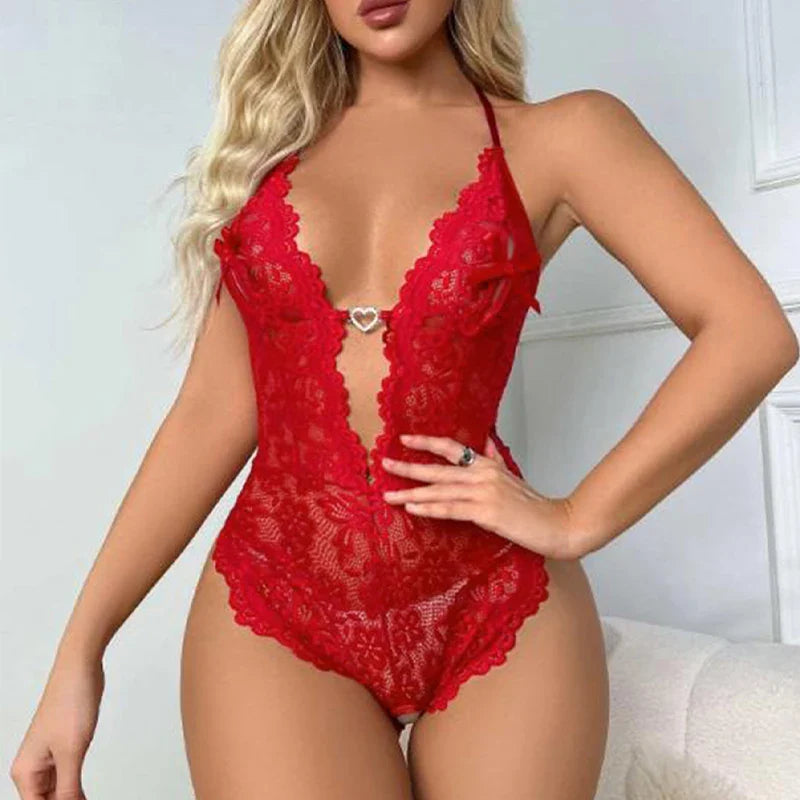 Open Bra Crotchless