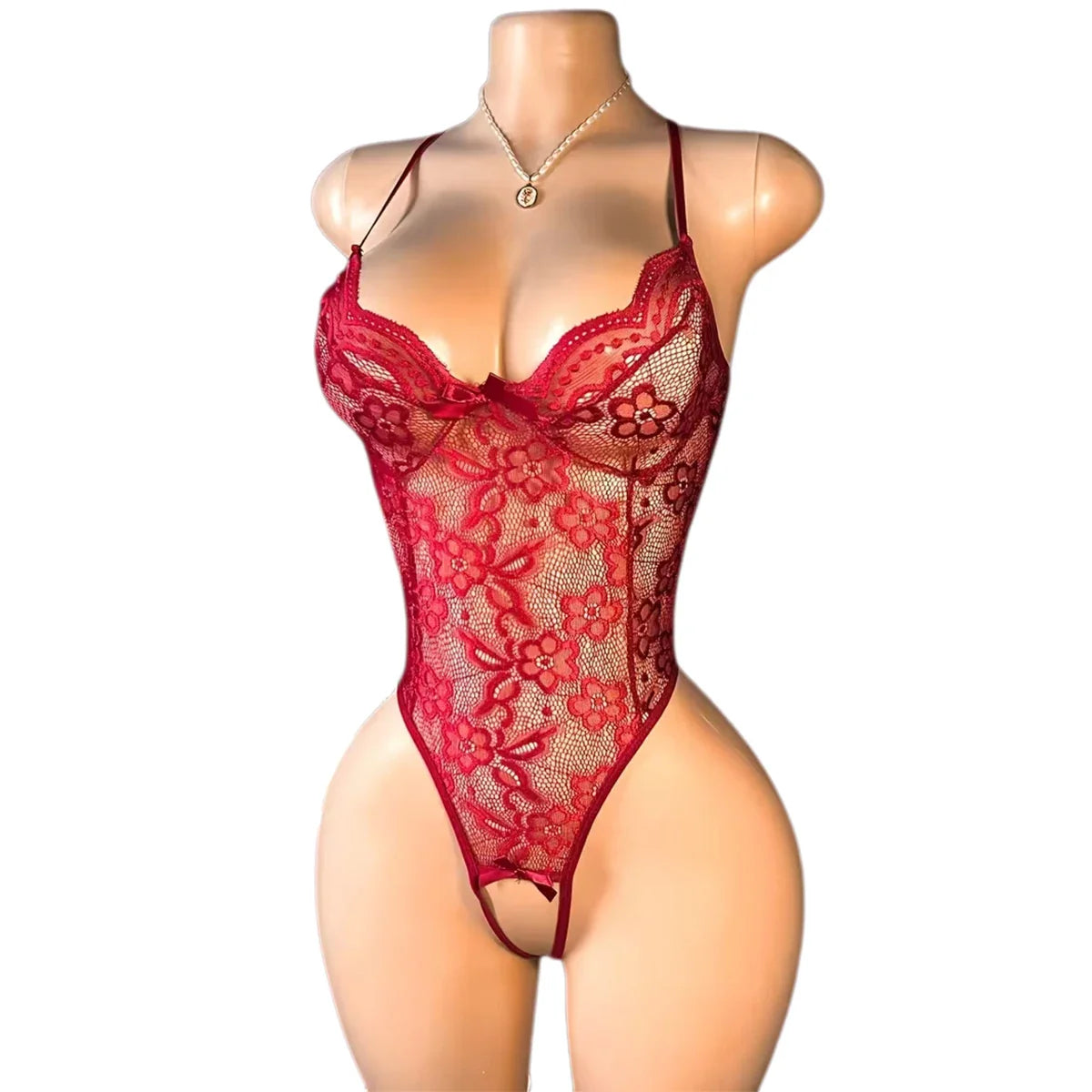 Porn Body Lingerie Wedding Night Underwear Open Crotch Babydoll Dress Lace See-through Bodysuit Nighty Exotic Pajamas