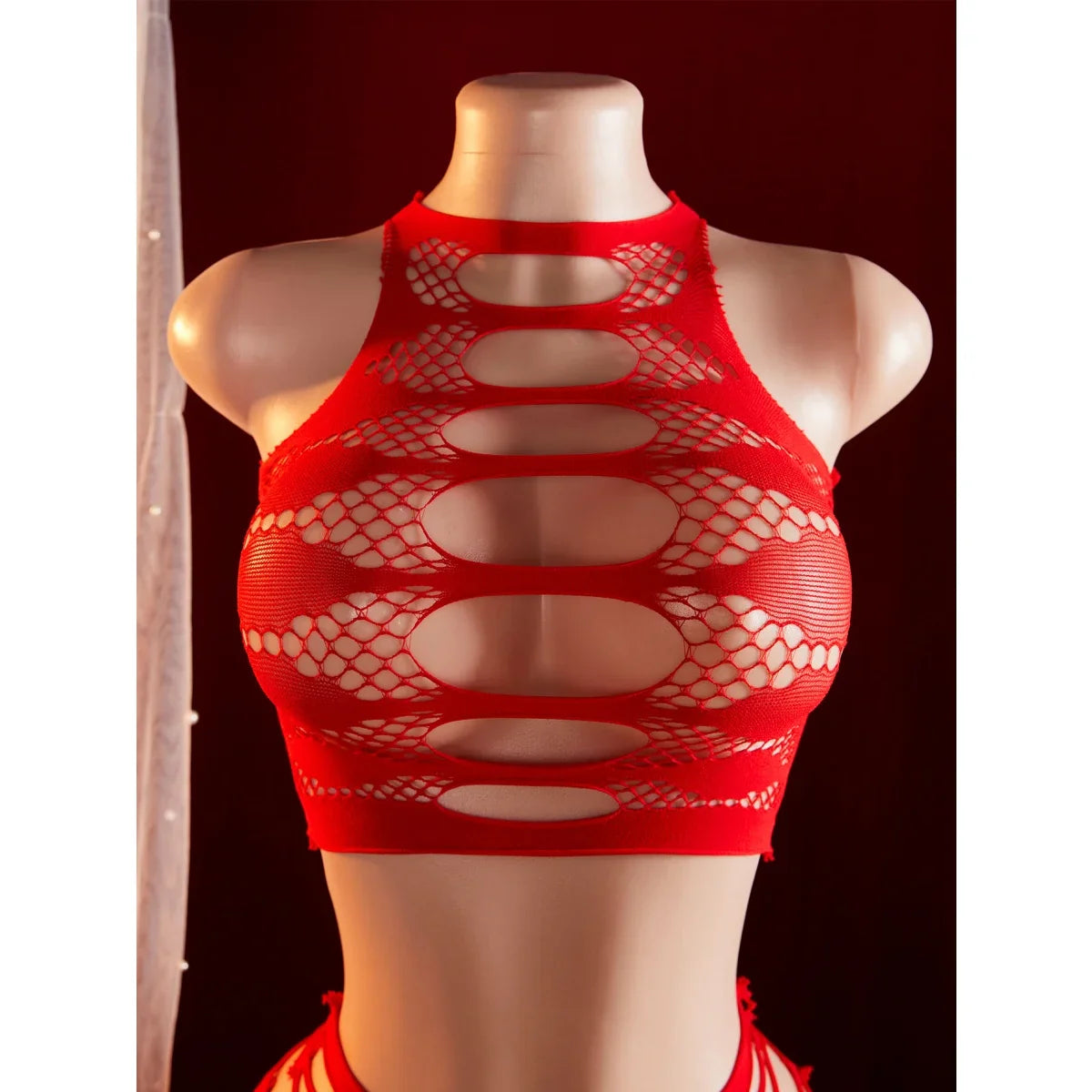 Transparent Erotic Lingerie Mesh Lace Hollow Out Pantie Porn Babydoll Open Bra Exotic Underwear Sheer Seductive