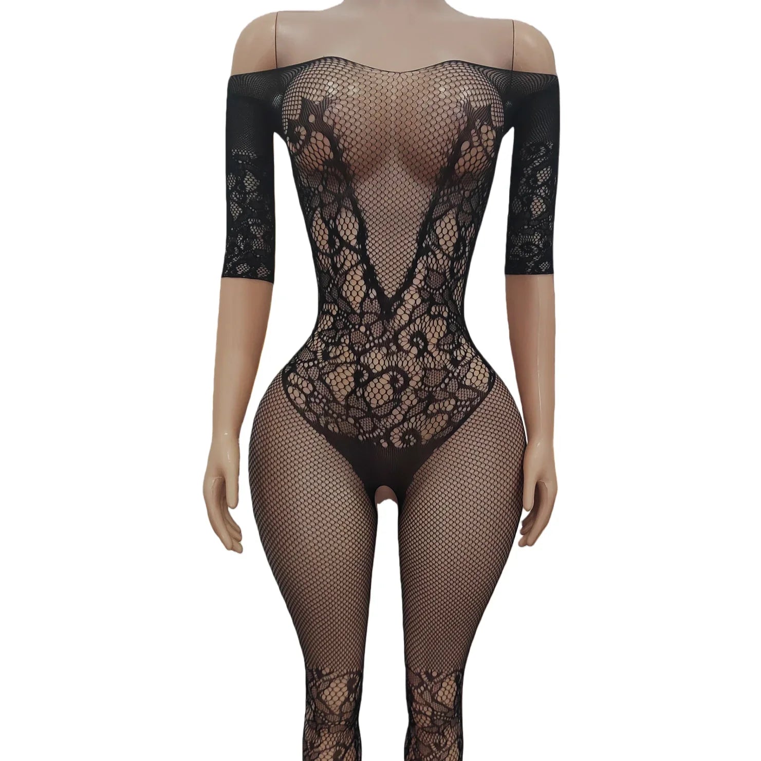 lingerie black bodysuit elasticity mesh underwear bodystockings intimates cosplay costumes teddy