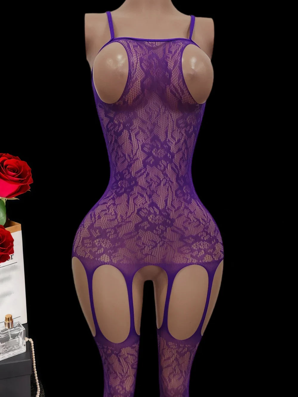 lingerie bodystockings open crotch intimate tight Strap elasticity underwear sleepwear