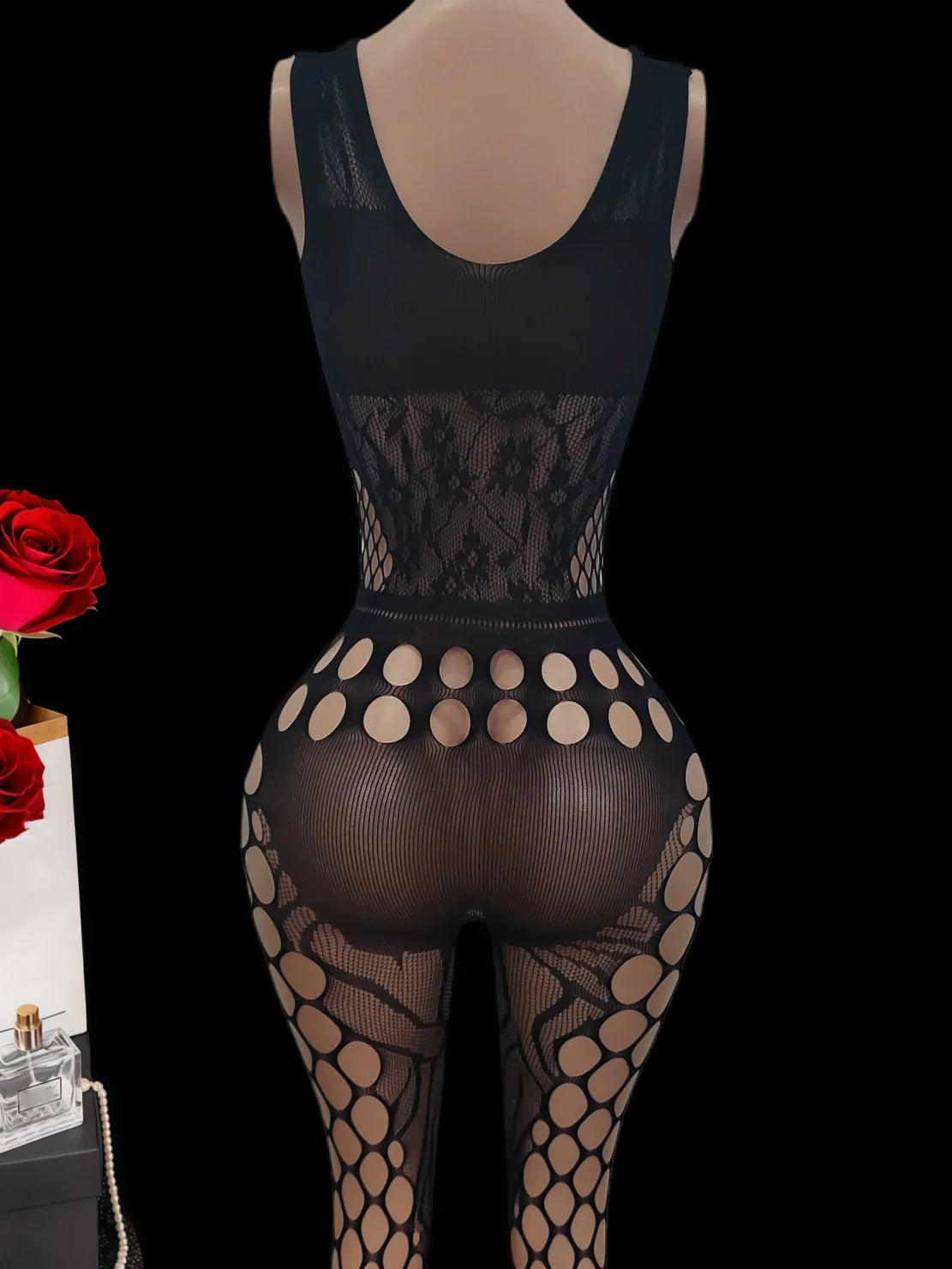 lingerie hollow teddy open crotch teddy bodysuit intimate sleepwear