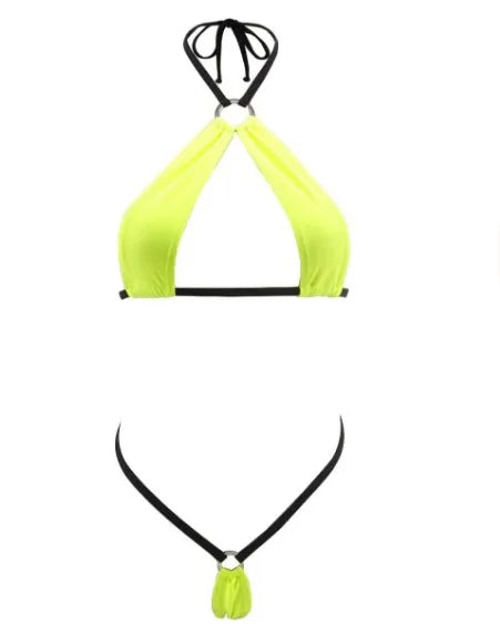lingerie mini swimsuit lace-up three-point bikini set