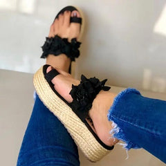 Slide Sandals Fancy Straps Sling Backs