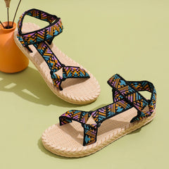 Casual Synthetic Soft Soled Trend Beach Style Non-Slip Flat Sandals