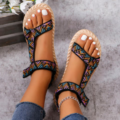 Casual Synthetic Soft Soled Trend Beach Style Non-Slip Flat Sandals