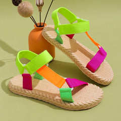 Casual Synthetic Soft Soled Trend Beach Style Non-Slip Flat Sandals