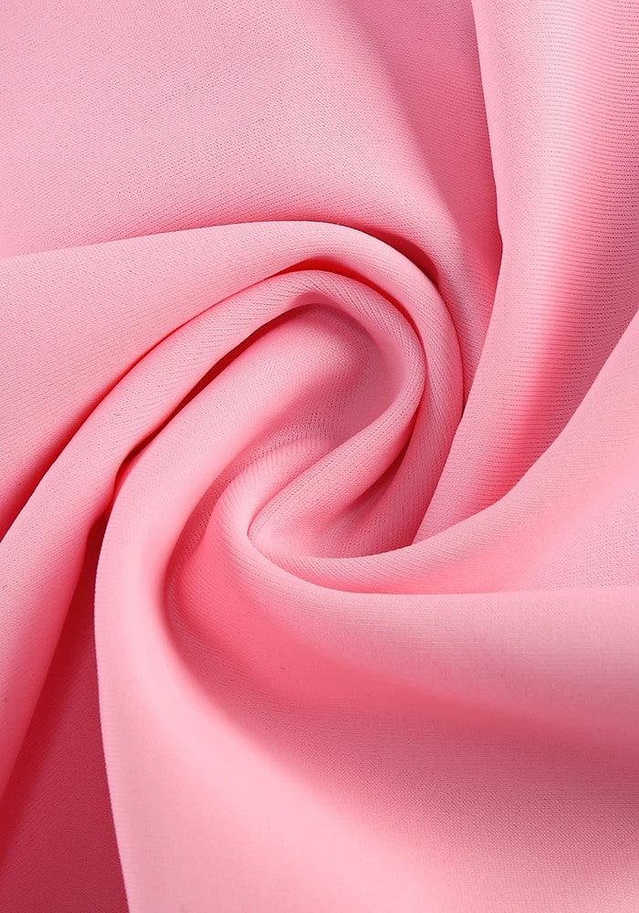 Strapless Scarf Maxi Dress Pink