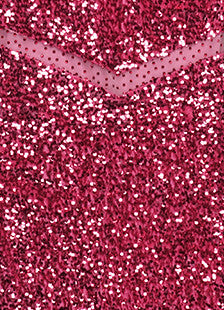 Strapless Sequin Corset Maxi Dress Watermelon