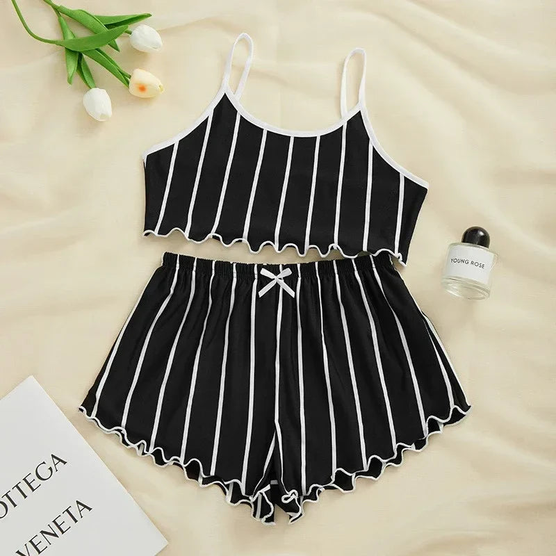Summer Casual Pajamas Set