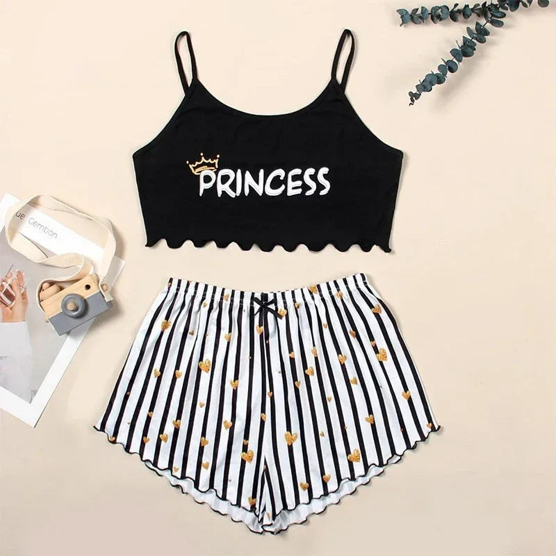 Summer Casual Pajamas Set