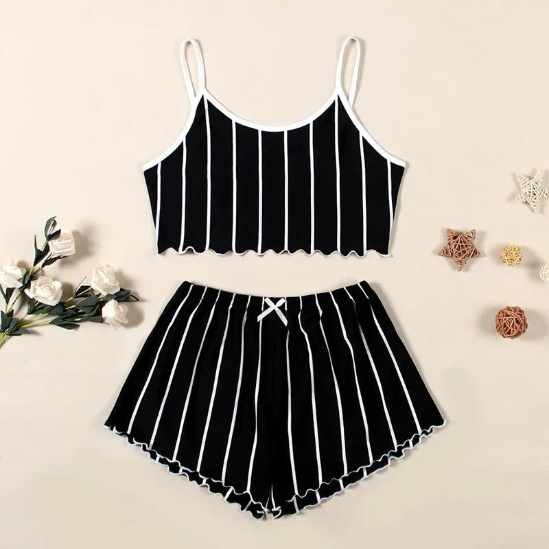 Summer Casual Pajamas Set