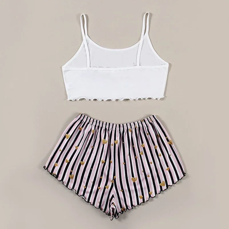 Summer Casual Pajamas Set