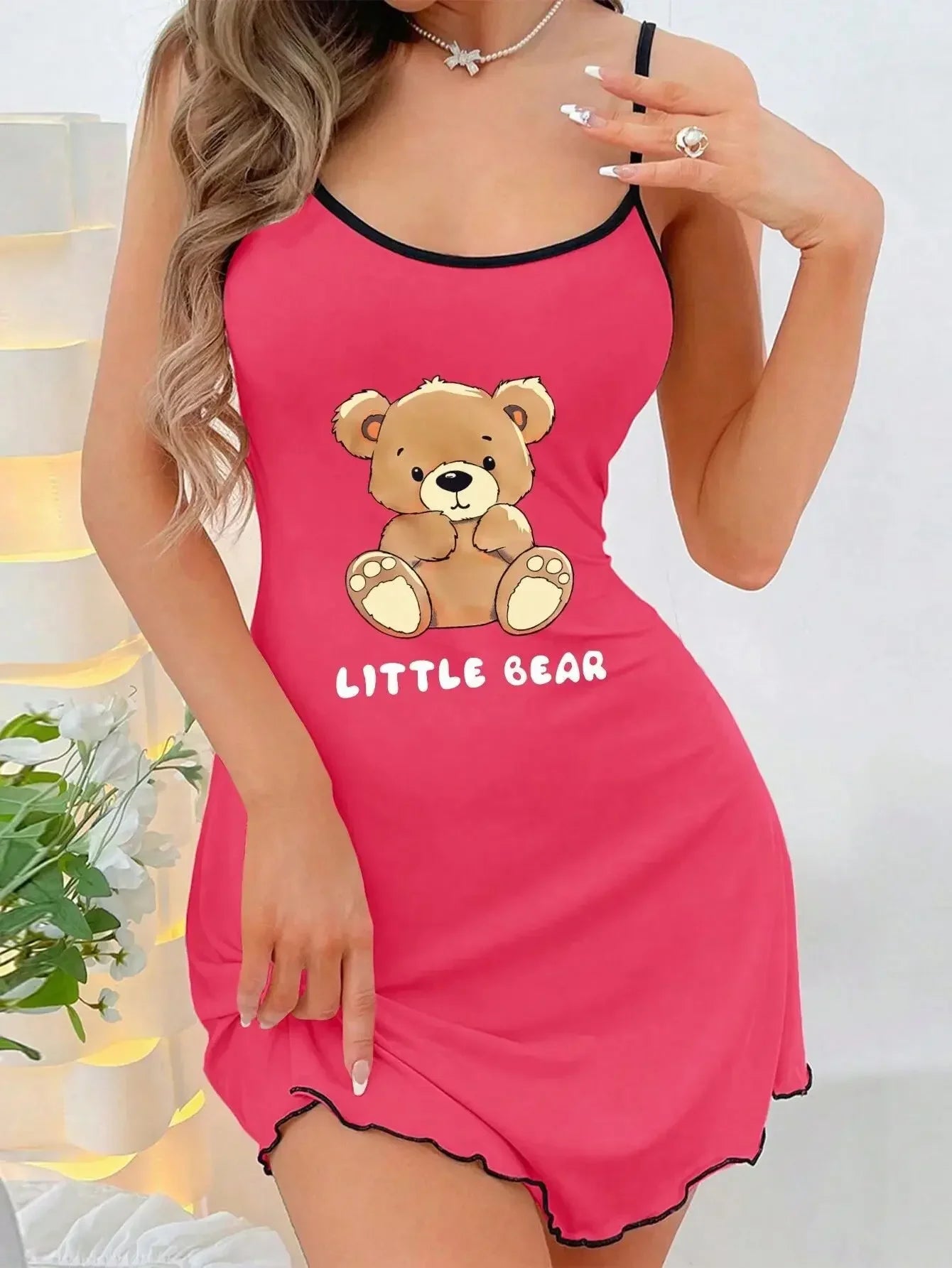Summer Suspenders Mini Dress Sleepwear Com