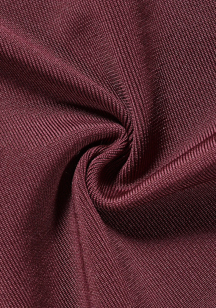 Tassel Detail Maxi Dress Burgundy