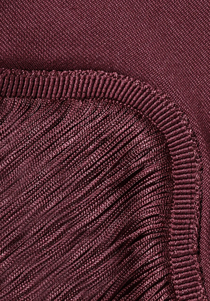 Tassel Detail Maxi Dress Burgundy