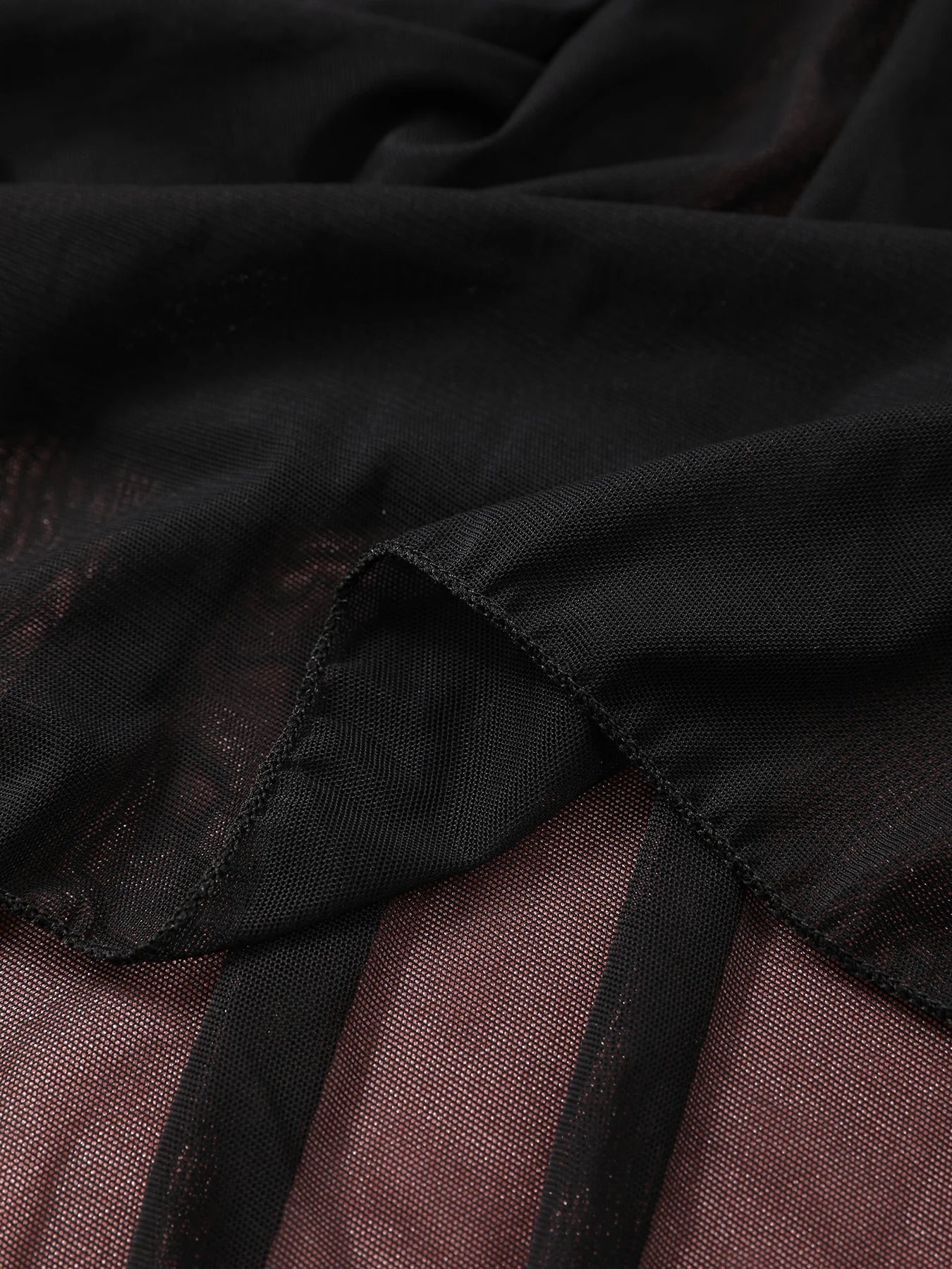 Transparent Seductive Black Porn Night Dress Underwear Sleepwear New Lace Pajama Set Babydoll + Panties