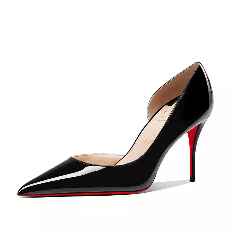 Trend Luxury Pumps Shiny Bottom Pointed Toe High Heels Party Elegant Shoe