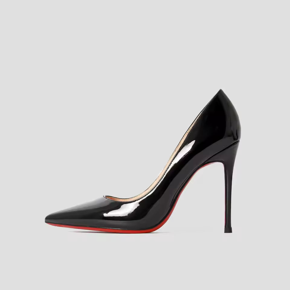 Trend Luxury Pumps Shiny Bottom Pointed Toe High Heels Party Elegant Shoe