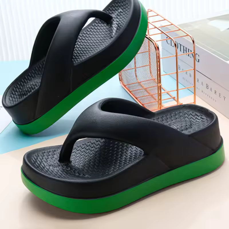 Popular Design Flip Flops Platform Sandals Non-Slip Outdoor