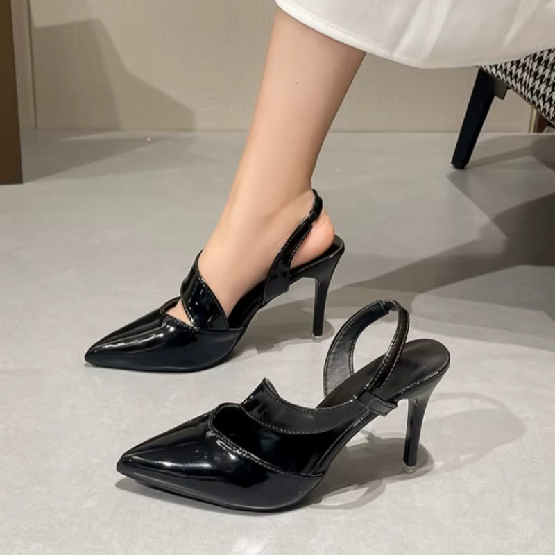 Wedges Footwear Design Strange Pointed Toe High Heel Sandals